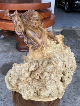 Đạt Ma gỗ nu đẹp 