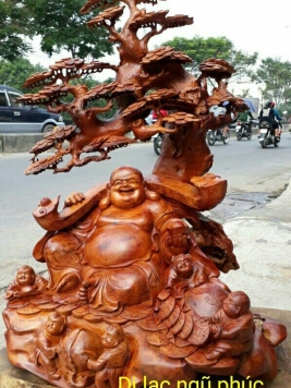 Di lặc - Gỗ Hương