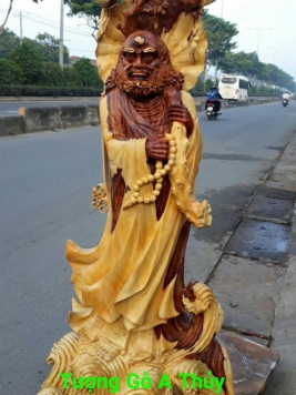 Đat Ma giáo Hóa .  gỗ cẩm chỉ, 