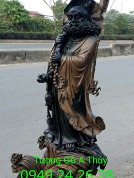 Đạt Ma Gỗ Mun Sừng Quý Hiếm.  