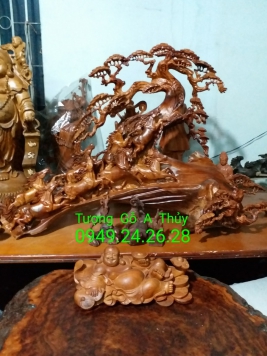 Bát Mã Phi Thiên ,  kt 120cm 86cm 42cm 