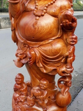 Di lặc đứng - Gỗ Hương đẹp