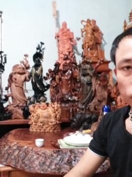 A Thủy giới thiệu một số tp ĐẠT MA SƯ TỔ ...  Được chế tác từ gỗ quý hiếm 