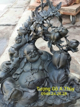 DI LẠC GỖ MUN SỪNG QUÝ HIẾM.  kt 60cm 51cm 36cm 