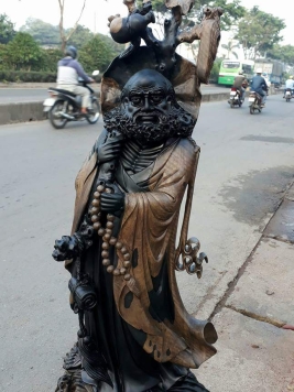 Đạt ma - Gỗ mun VIP