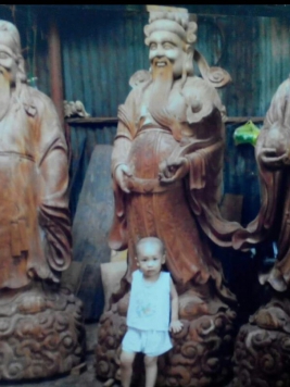 Bộ Phúc - Lộc - Thọ khủng - 200cm x 90cm x 80cm