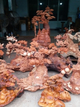 Một số pho tượng Di Lặc của xưởng