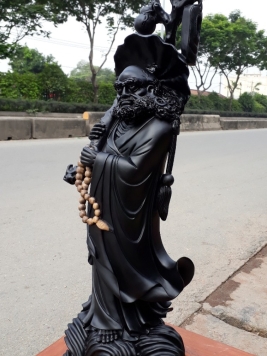 Đạt ma quá hải - Gỗ mun sừng