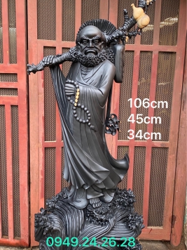 Đạt Ma Quá Hải , Gỗ Mun Đen qúy hiếm . 