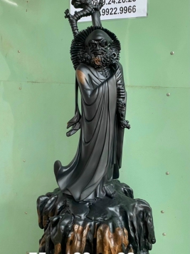 Đạt Ma gỗ mun sừng qúy hiếm 