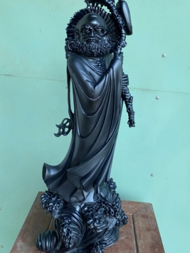 Đạt Ma Quá  Hải gỗ mun đen qúy hiếm 