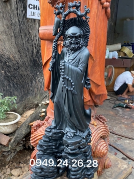 Tp Đạt Ma Sư Tổ..,trở lại cố hương . Kt :72cm 30cm 18cm 