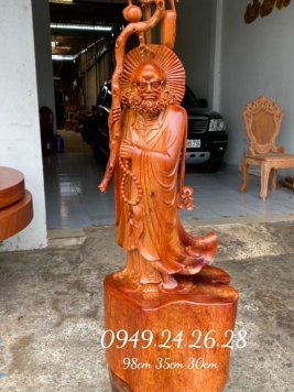 Đạt Ma Sư Tổ gỗ hương việt. 