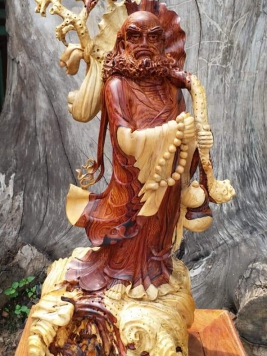 Đạt Ma...gỗ Cẩm...Vân víp...