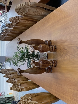 Bộ bàn họp gỗ gõ đỏ pachy VIP 