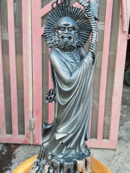 Đạt Ma Sư Tổ  . Gỗ Mun Sừng quy hiếm 