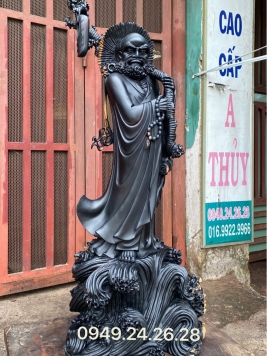 Đạt Ma Quá Hải gỗ Mun quý hiếm 