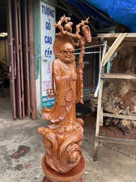 Đạt Ma Quá Hải gỗ Hương việt 