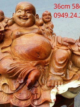 Di lặc - Gỗ Hương đẹp