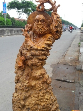 Đạt Ma - Nu dổi - 106cm x 42cm x 40cm