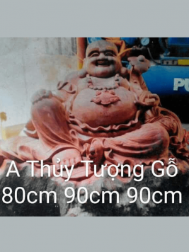 Di Lặc ngồi - Gỗ Hương